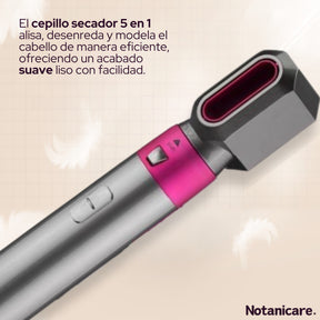 Cepillo Secador Notanicare 5 en 1 +Depiladora láser Premium